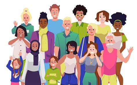 Emberek csoportja, akik támogatják egymást
