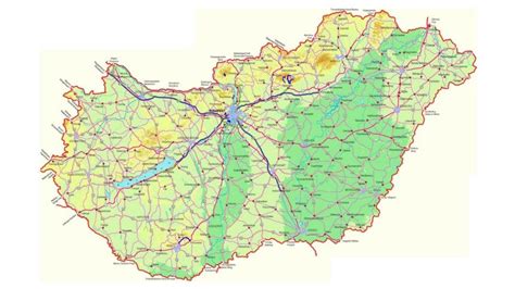 Térkép a XVIII. századi Magyarországról