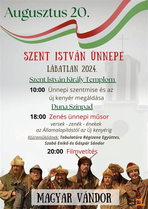 Augusztus 20-i ünnepség egy magyar városban