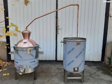 Duplafalú pálinkafőző készülék vázlatrajza