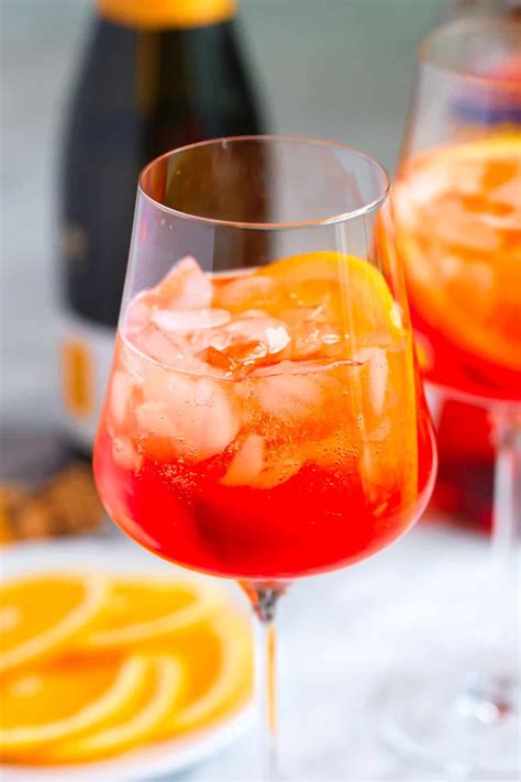 Aperol Spritz pohárban