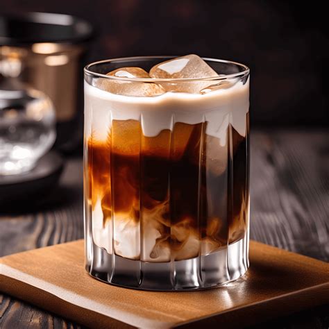 White Russian koktél pohárban