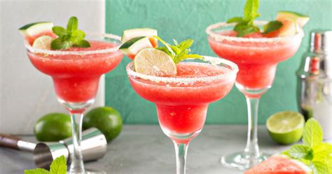 Görögdinnye Margarita pohárban