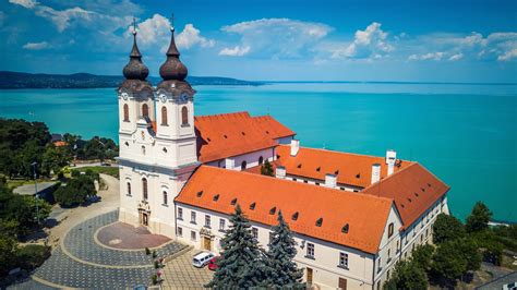 Tihanyi apátság kilátással a Balatonra