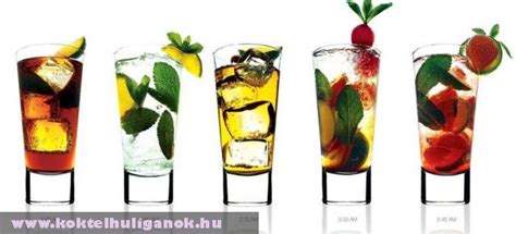 Bacardi palackok és koktélok