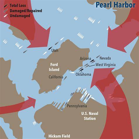 Pearl Harbor helyszíni térkép