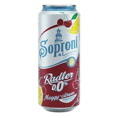 Soproni Radler alkoholmentes sörök