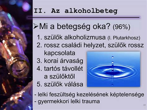 Infografika, amely az alkoholizmus lelki okait (trauma, elhanyagolás, magány) és társadalmi okait (marketing, elfogadás) illusztrálja.