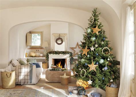 Karácsonyi dekoráció egy vidéki házban