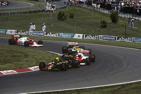 Ayrton Senna és Nelson Piquet csatája az első Magyar Nagydíjon