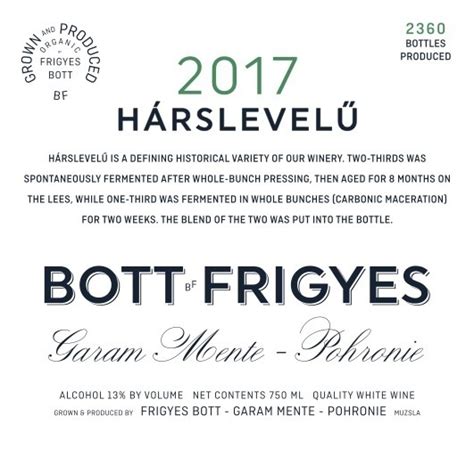 Bott Frigyes borbárja, a Bottéka