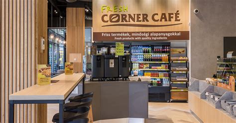 Fresh Corner kioszk a pályaudvaron