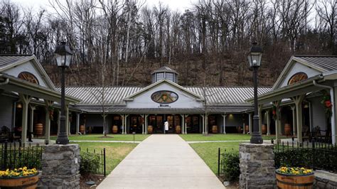 Jack Daniel's Distillery épülete Lynchburgben, Tennessee-ben