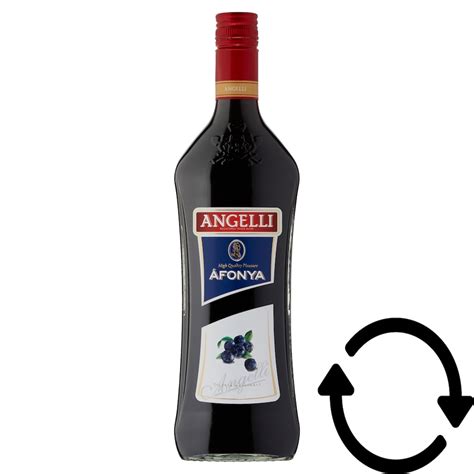 Különböző koktélok Angelli Áfonya likőrből
