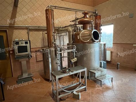 Kétlépcsős kisüsti pálinkafőző berendezés