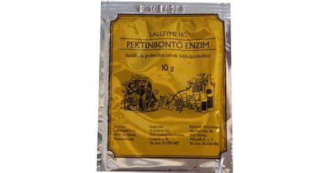 Pektinbontó enzim használata