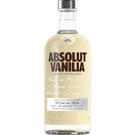 Absolut Vanilia palack és koktél