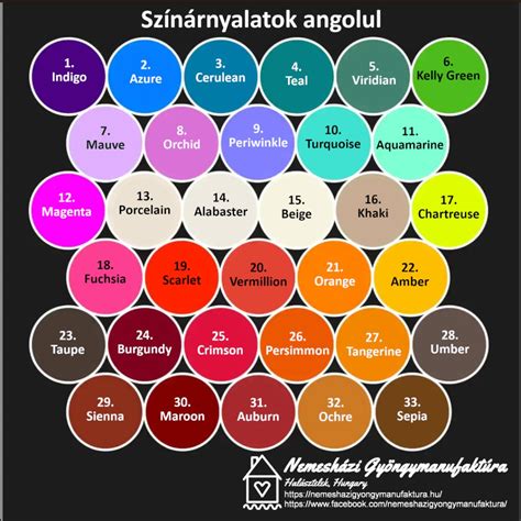 Különböző arany árnyalatok