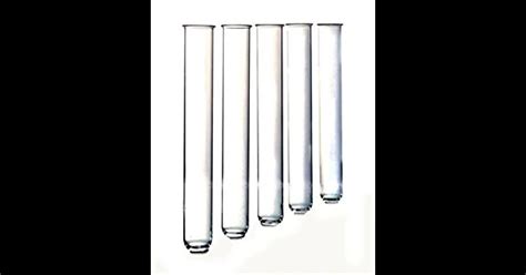 Laboratóriumi üveg kémcsövek és lombikok