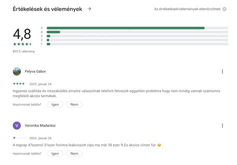 Infografika a vásárlói vélemények fontosságáról és hatásáról