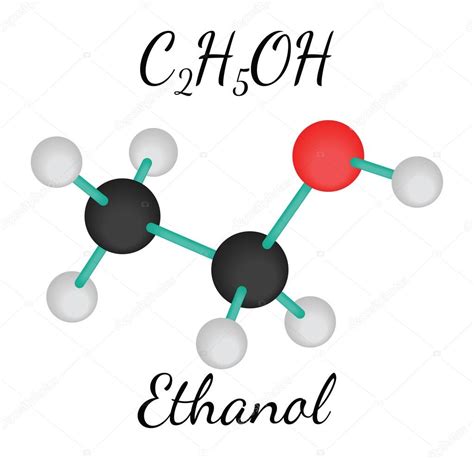 Etil-alkohol molekula