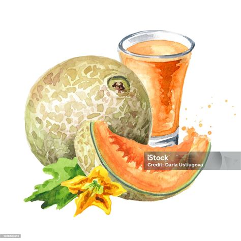 Friss sárgadinnye szeletek és egy pohár Melon Martini