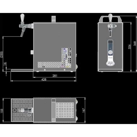 Száraz hűtésű sörcsapoló rendszer