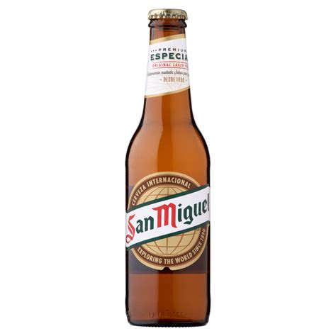 San Miguel sör színe és habzása