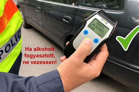 Rendőrségi alkoholszonda-ellenőrzés