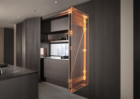 Blum REVEGO pocket rendszer működés közben