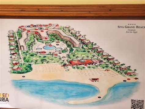 Térkép Hurghadáról és a Siva Grand Beach elhelyezkedéséről