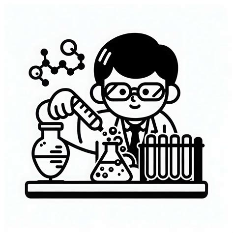 kémiai kísérlet csempén