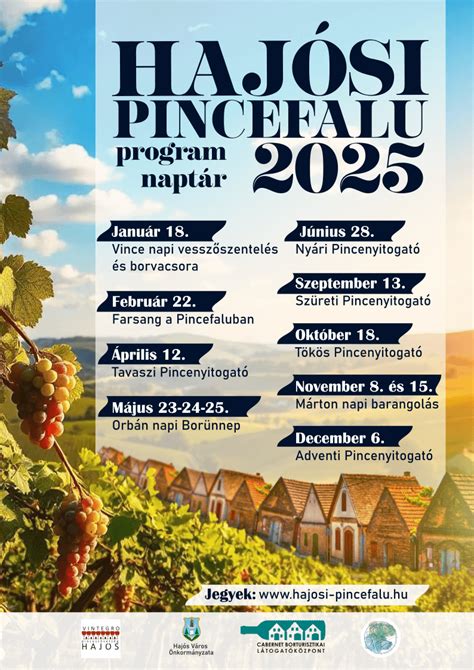 Hajósi Pincefalu panorámája