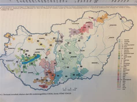 A Hajós-Bajai borvidék térképe