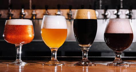 Különböző sörök és ciderek