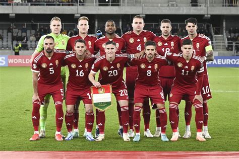 Magyar labdarúgó-válogatott a pályán