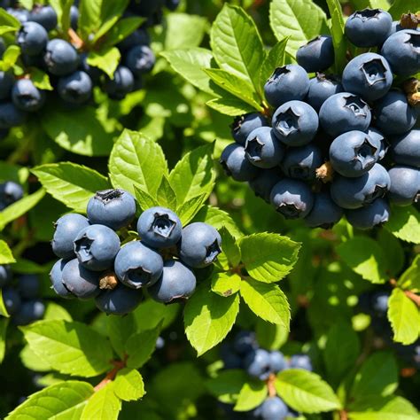 Kék áfonya bogyók