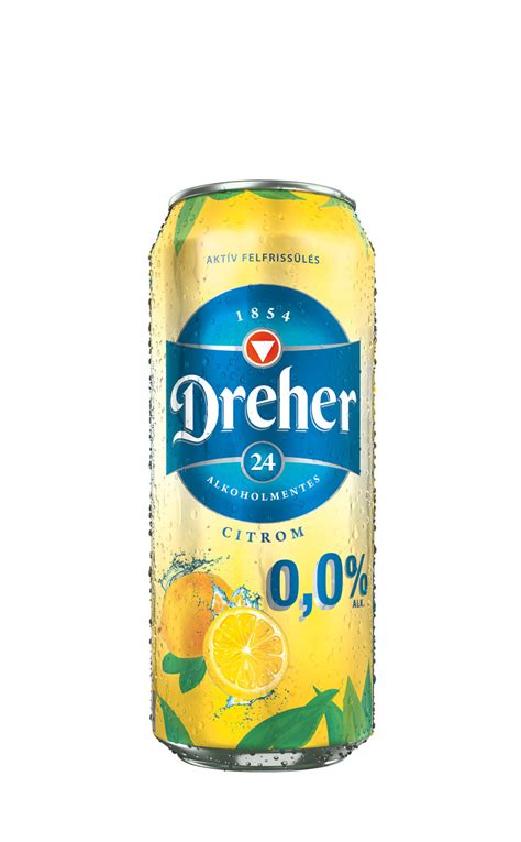 Dreher 24 alkoholmentes sörös üveg és doboz