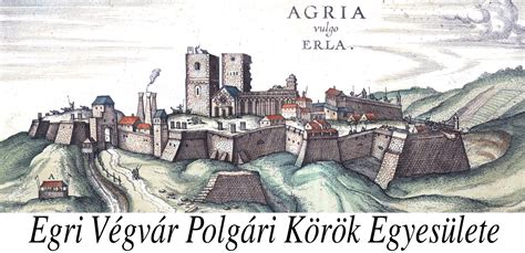Végvár kisváros látképe