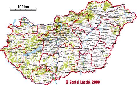 Magyarország térképe borkultúrával