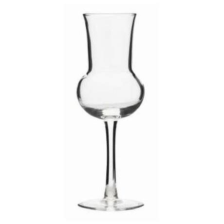 Tulipán alakú pálinkás pohár