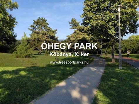 Budapest X kerület Óhegy park környezete infografika