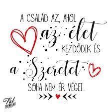 család, emlékek, szeretet