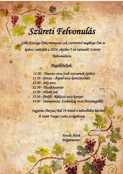 Szüreti felvonulás Egerben