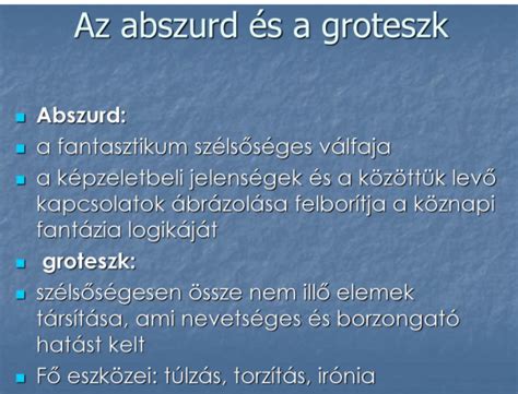 Groteszk és abszurd elemeket ábrázoló festmény