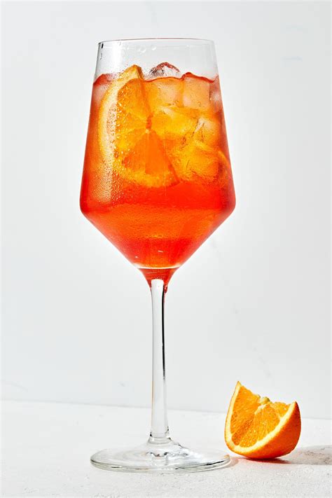 Aperol Spritz pohár narancsszelettel