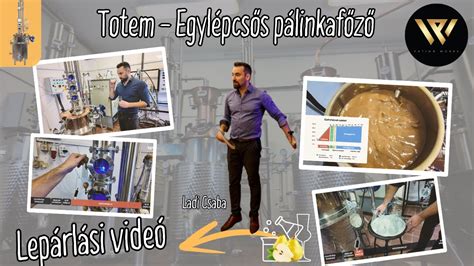 A lepárlás folyamatát ábrázoló infografika