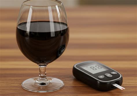 Diagram az alkohol hatásáról a vércukorszintre