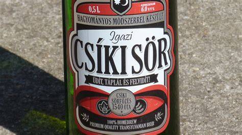 Csíki Sör régi és új palackok