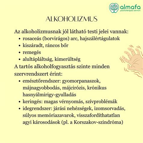 alkoholizmus arcon látható jelei